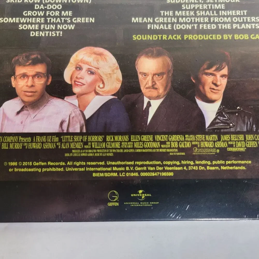 Little Shop of Horrors - Soundtrack 2015 Reissue Vinyl LP - NEW SEALED - Picture 4 of 4